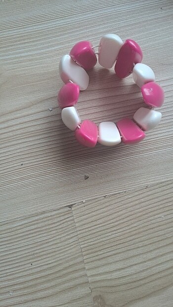 Accessorize Pembe ve beyazın uyumu bilezik