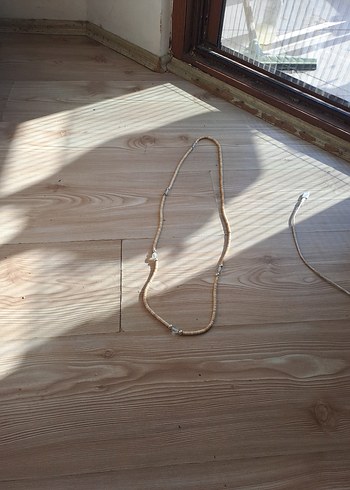 Beden Bej Minimalist Bohem Kolye