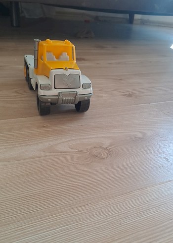  Beden Sarı ve Gri Oyuncak Kamyon