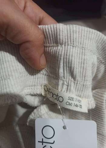 DeFacto krem bej Erkek kiz Çocuk Rahat Kesim Eşofman - Görsel 3