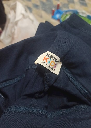 Koton Kids lacivert Elastik Denim Tayt - Görsel 2