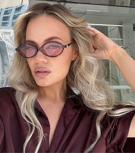 Miu Miu Miu Miu MU04ZS İthal Oval Güneş Gözlüğü
