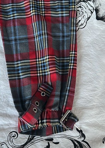 Zara Kadın Çok Renkli Pilili Midi Pantolon