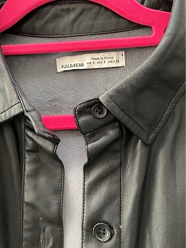Pull and Bear Deri gömlek