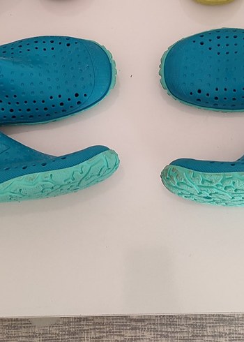 30 Beden mavi Renk NABAIJI (Decathlon) Çocuk Havuz Ayakkabısı 2 Çift(29/30 - 31/32)