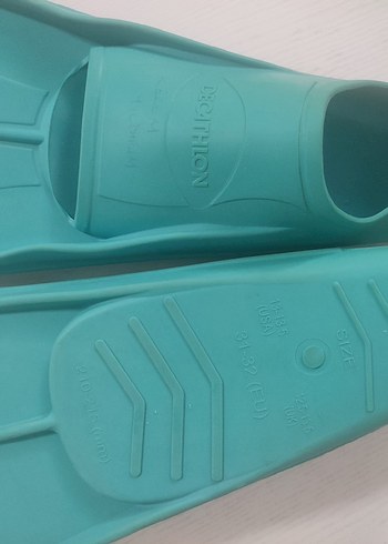 NABAIJI(Decathlon) Turkuaz Çocuk Yüzme Paleti 31/32 - Görsel 3