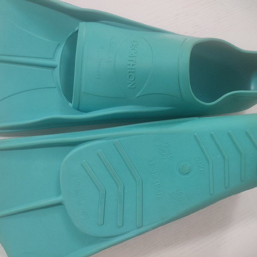 NABAIJI(Decathlon) Turkuaz Çocuk Yüzme Paleti 31/32 - Görsel 3