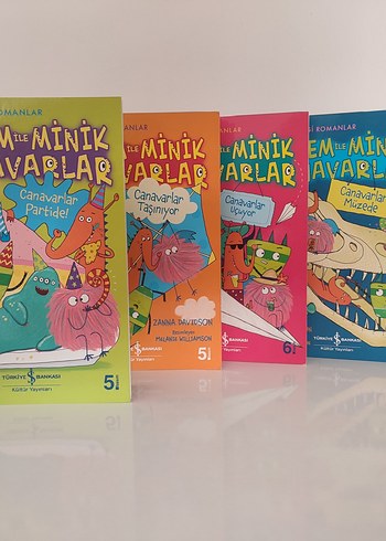 Kerem ile Minik Canavarlar Çocuk Kitapları Serisi 4 kitap