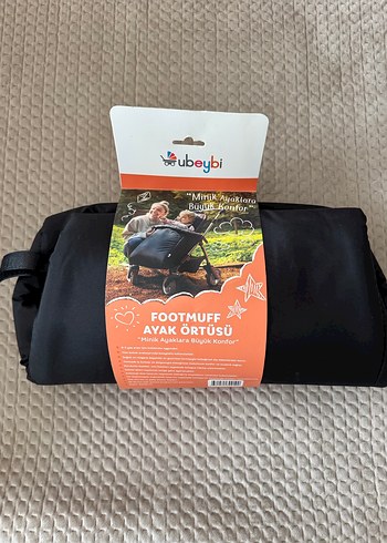Siyah Baskılı Çocuk Ayak Örtüsü - Görsel 2