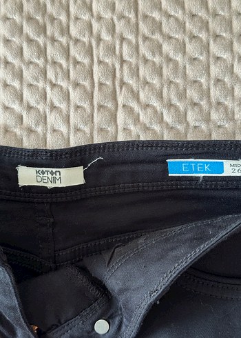 Siyah Kot Mini Etek, Kemerli, Dar Kesim - Görsel 2