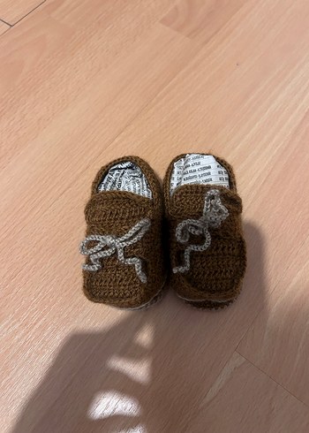 Erkek Bebek Örgü Bohem Patik - Görsel 3