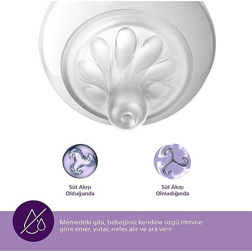 Beden Philips Avent biberon ve Natural Response Tekli Biberon Emziği 2