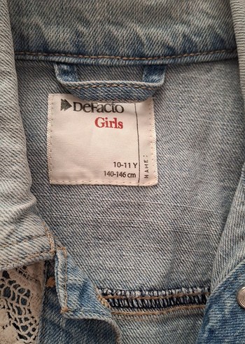 Nakışlı Düğmeli Kadın Kot Yelek - Görsel 2