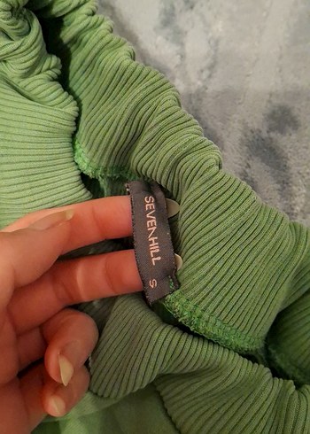 Kadın Yeşil Rahat Kesim Sweatpant - Görsel 2