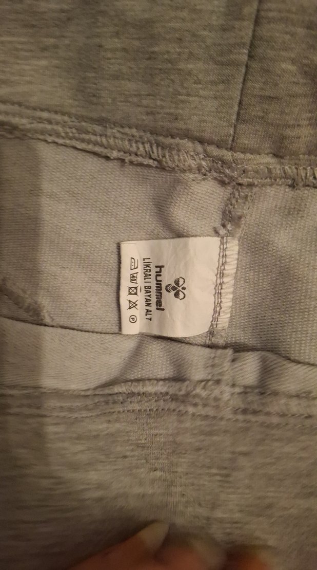 kadın Gri Fermuarlı Rahat Eşofman Altı - Görsel 2