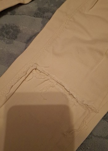 Bej Kadın Pamuk Pantolon - Günlük Şıklık - Görsel 4