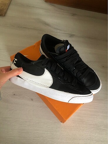 Nike Blazer Low 77 Jumbo Siyah Kadın Sneaker