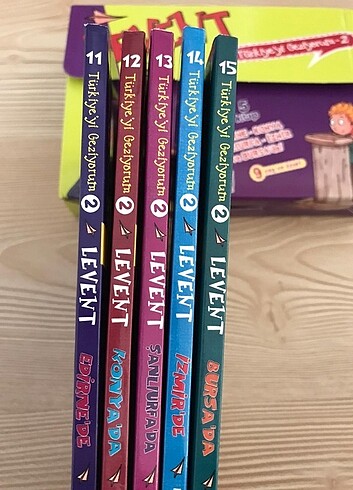  Levent Türkiye'yi Geziyorum-2 5 Kitap