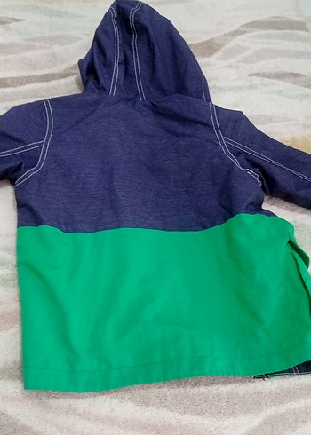 4/5 yaş Erkek Çocuk Fermuarlı Kapüşonlu Ceket +yagmurluk - Görsel 5