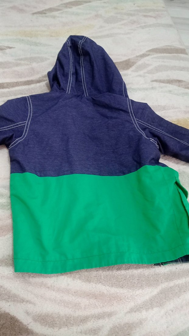 4/5 yaş Erkek Çocuk Fermuarlı Kapüşonlu Ceket +yagmurluk - Görsel 5