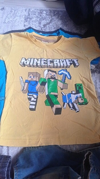 4 adet yazlık kısa kollu tişört  - Görsel 4