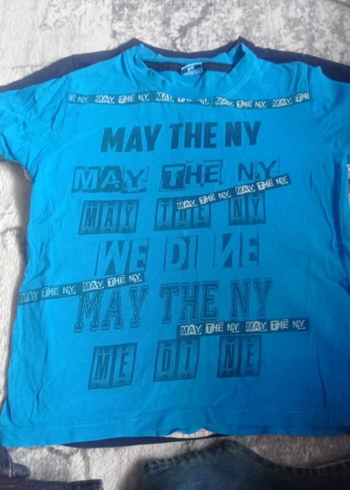 4 adet yazlık kısa kollu tişört  - Görsel 3