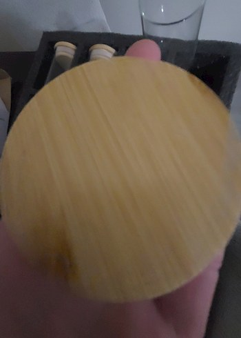 bambu Kapaklı Cam 11 adet baharat seti - Görsel 6