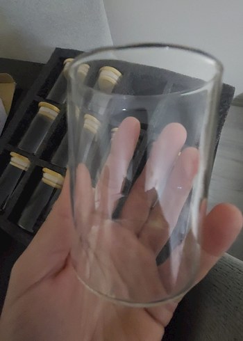 bambu Kapaklı Cam 11 adet baharat seti - Görsel 10