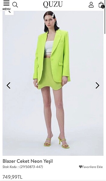Blazer ceket