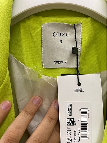 s Beden yeşil Renk Blazer ceket