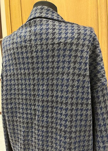 Düğmeli Midi Boy Kaban - Görsel 4