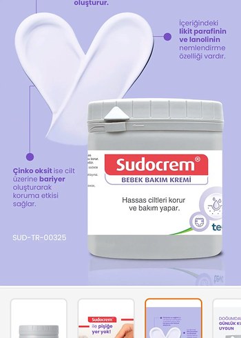 Sudocrem Bebek Bakım Kremi 125g - Görsel 3
