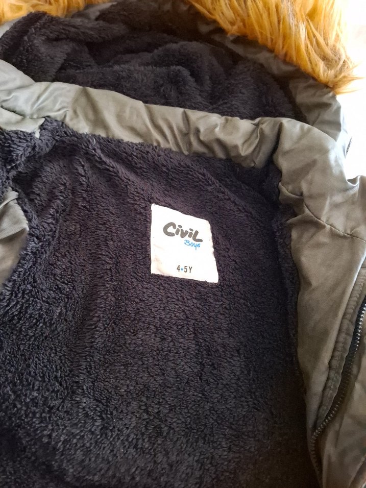 çocuk kaban ve bot kombini - Görsel 4