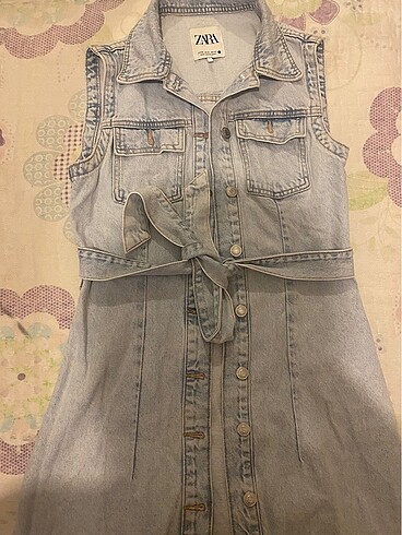 Zara Denim Elbise