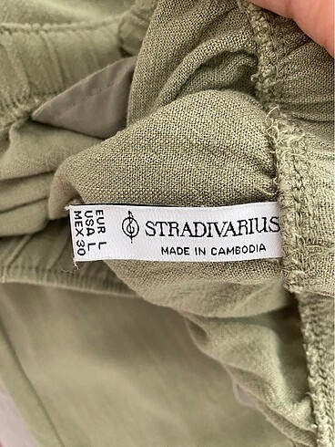 Stradivarius STRADIVARIUS KETEN PANTOLON