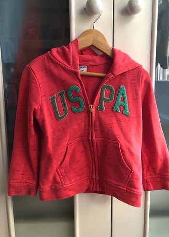 Kırmızı Fermuarlı Çocuk Sweatshirt