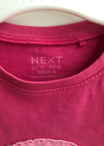 Kız Çocuk Pembe Baskılı Tişört - Görsel 3