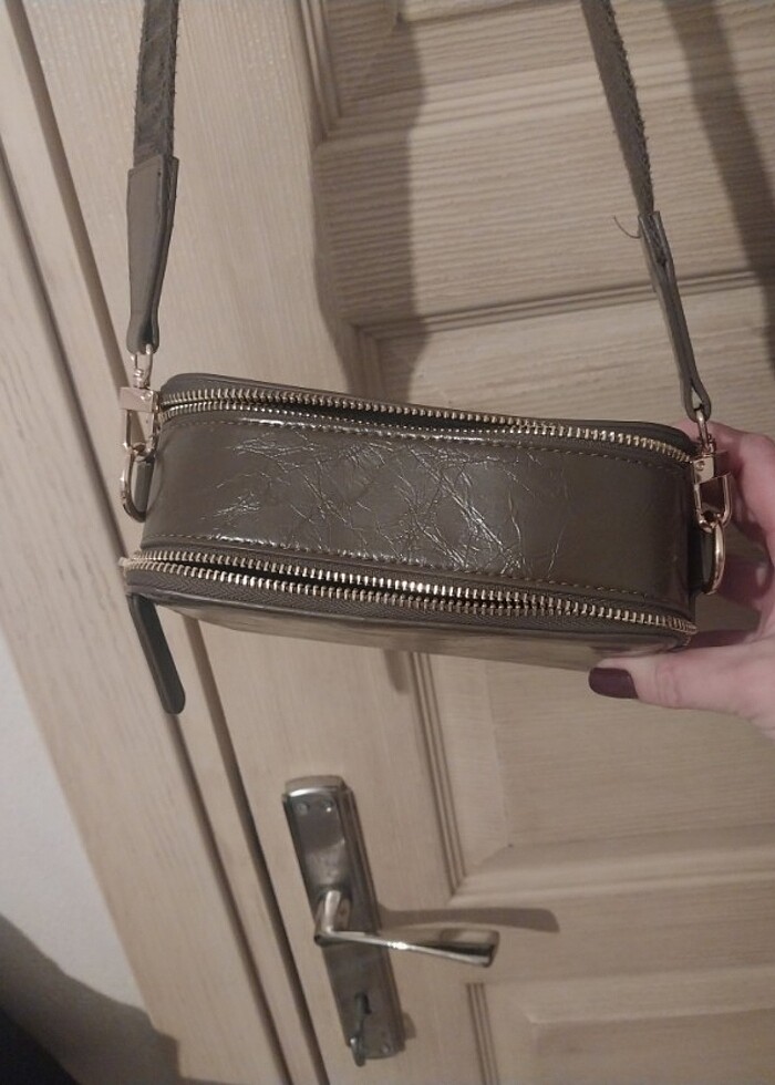 Twist deri çapraz canta - Görsel 4