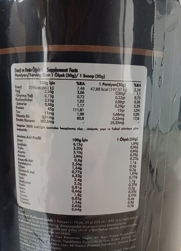 diğer Beden gri Renk Grizzone Whey protein tozu çikolatalı kurabiye aromalı