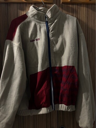 Krem polar ceket