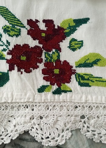 uzun işlemeli yastik - Görsel 4