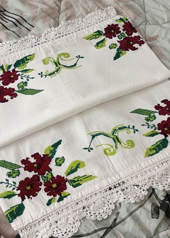 uzun işlemeli yastik - Görsel 2