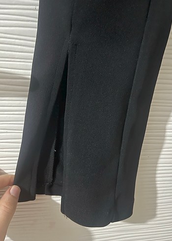 Siyah Kadın Likralı Tayt - Görsel 2