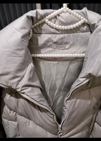 Gri Kadın Kışlık Mont - Görsel 2