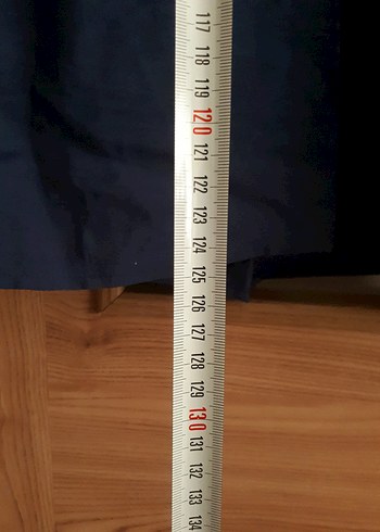 LCW sıfır etiketli Düğmeli Lacivert Uzun Elbise - Görsel 4