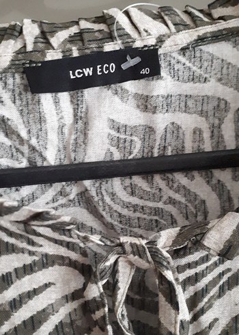 LCW sıfır etiketli Zebra Desenli Uzun Kollu Gömlek - Görsel 2