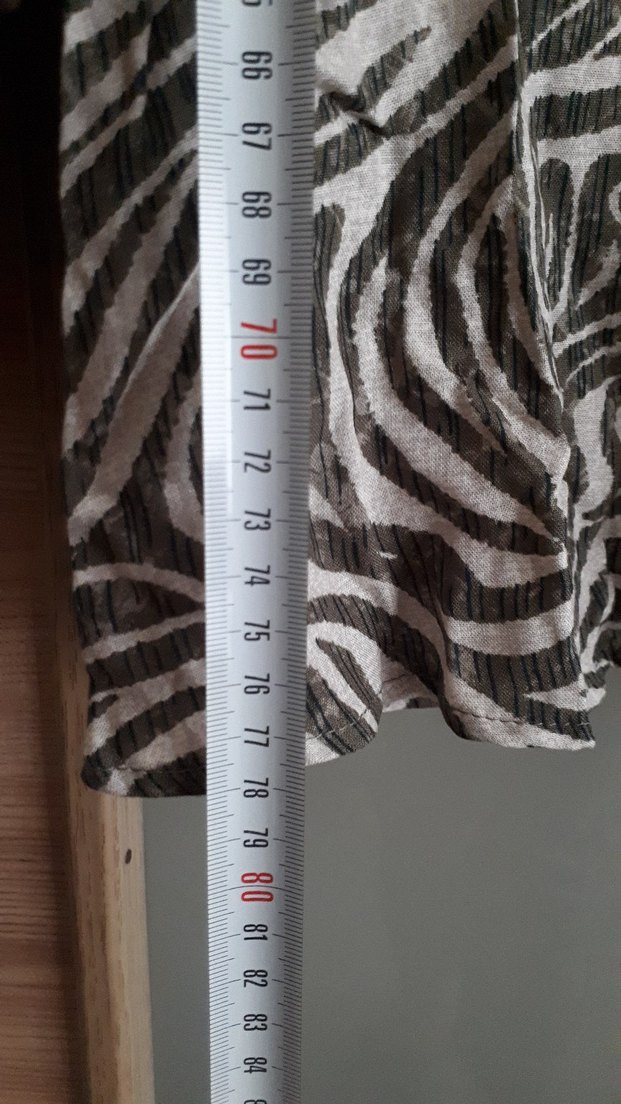 LCW sıfır etiketli Zebra Desenli Uzun Kollu Gömlek - Görsel 4