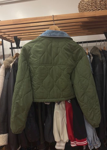 Bershka Bershka Yeşil Denim Streetwear Kot Ceket