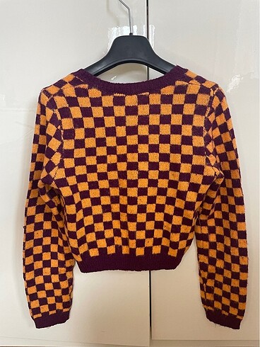 s Beden Zara Düğmeli Crop Hırka