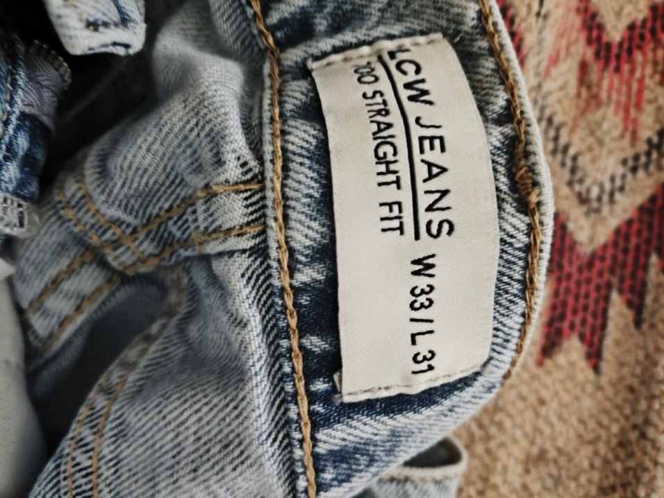 Gri Midi Bol Kesim Kadın Kot Pantolon - Görsel 2